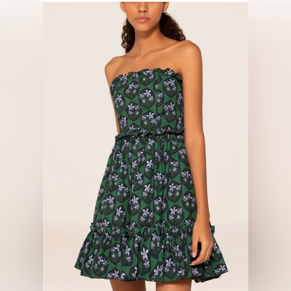 Agua Bendita Floral Mini Dress